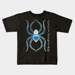 Asabikeshiinh (spider) Gay Men Pride Kids T-Shirt